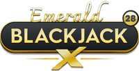 BlackjackX 28 - Emerald Live Logo