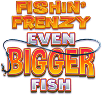 Fishin' Frenzy Even Bigger Fish Logo
